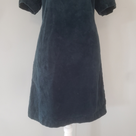 Universal Thread Green Corduroy Puff Sleeve Dress - Picture 9 of 15